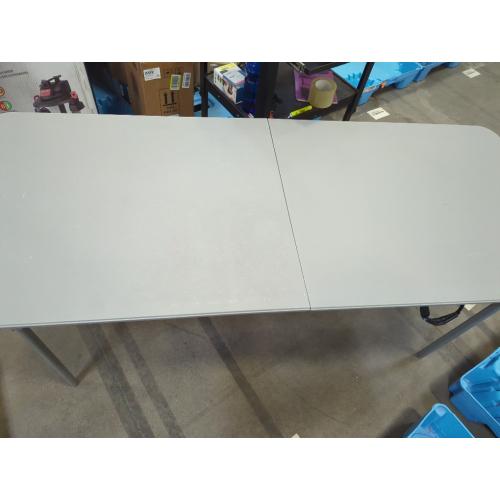 Cosco 3-ft x 6-ft Indoor or Outdoor Rectangle Resin Gray Folding Banquet Table