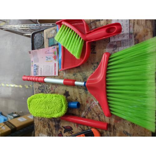 Kids Cleaning Set 4 Piece - Toy Cleaning Set Includes Broom, Mop, Brush, Dust Pan, - Toy Kitchen Toddler Cleaning Set Is A Great Toy Gift For Boys & Girls - Original - By Play22