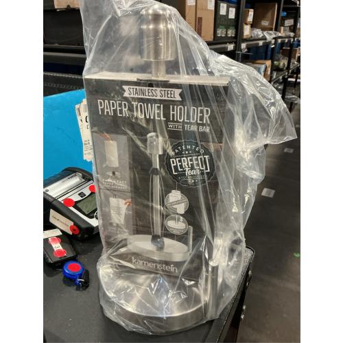 Kamenstein Stainless Steel Paper Towel Holder 13.25 in. H X 7 in. W X 7.17 in. L