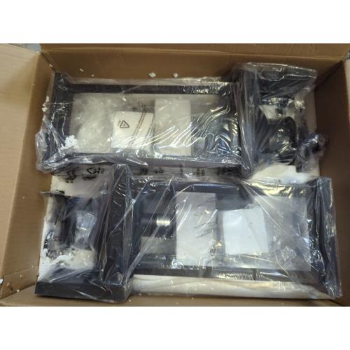 18 Inch Motion Sensor Outdoor Lights 2-Pack, Large Black Dusk to Dawn Outdoor Porch Lights for House IP65 Waterproof Exterior Lighting Fixtures for Front Door Garage Lantern Sconces