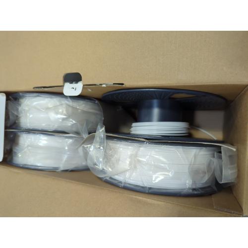 3pk SUNLU 4KG High Speed PLA Meta Filament Bundle, PLA 3D Printer Filament 1.75mm 0.02mm, Tougher Neatly Wound 3D Filament, Individually Vacuum Packed, 4kg Total, 1kg per Spool, White
