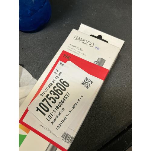 Wacom - Bamboo Ink Smart Stylus for Windows Ink; 2nd Generation - Gray