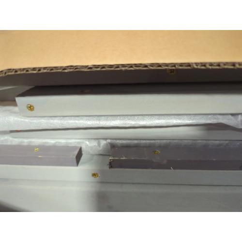 Indoor Outdoor Rabbit Hutch with Removable Stand, Wood Anti-Chewing Bunny House with Ramp for Hamster Guinea Pig, 2 Story Small Animals House Habitat with Pull Out Tray