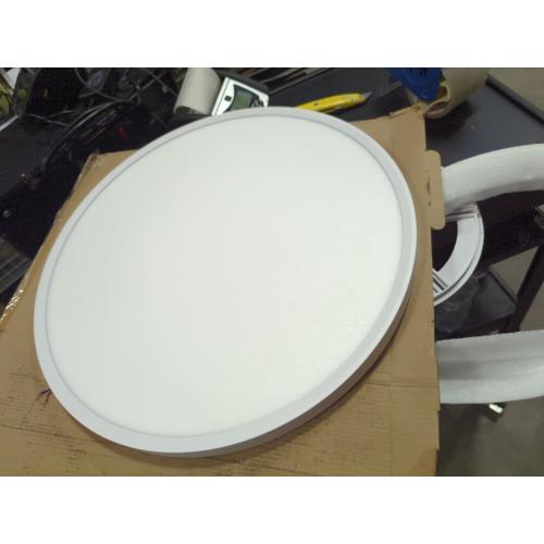 20 Inch Large LED Flush Mount Ceiling Light with Remote, 40W,4350LM, 3000K-6000K Selectable, White Round Flat Panel Low Profile Ceiling Light Fitures for Hallway, Kitchen, Bedroom, Laundry Room