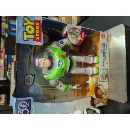 Disney Pixar Toy Story Talking Buzz Light-year Figure With Karate Chop Motion and Sounds - Multi