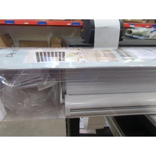 Persilux Cordless Zebra Blinds for Windows Free-Stop Roller Windows Shades (23 W X 64 H, White) Dual Layer Light Control for Day and Night, Light Filtering Sheer Shades for Home, Easy to Install