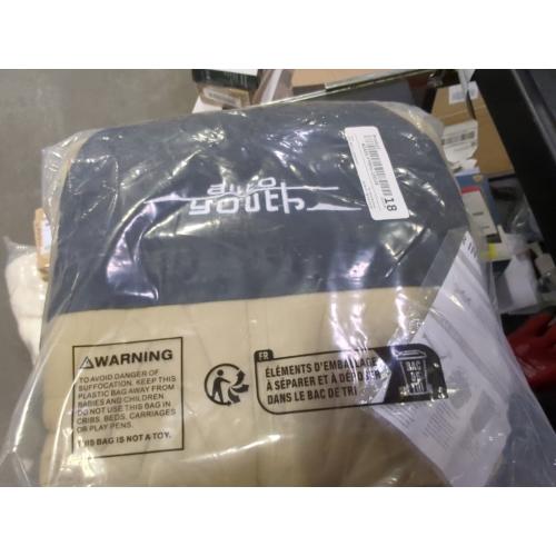 AUTOYOUTH Beige Car Seat Covers Full Set, 3D Tyre Embossed Front Bucket & Split Rear Bench Covers, Airbag Compatible, Quick Setup Universal Fit for Car, SUV, Seat Protectors