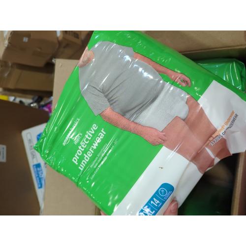 Amazon Basics Incontinence Underwear for Men, Maximum Absorbency, 2X-Large, 14 Count (3 Pack)