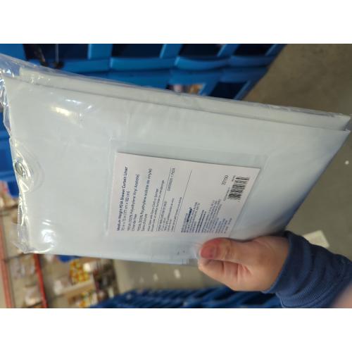 Simply Essential 70-Inch X 72-Inch Medium Weight PEVA Shower Curtain Liner in White