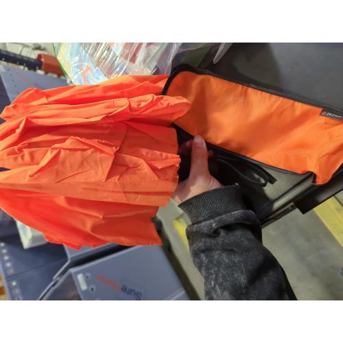 SIEPASA Windproof Travel Compact Umbrella-Automatic Umbrellas for Rain-Compact Folding Umbrella, Travel Umbrella Compact, Small Portable Windproof Umbrellas for Men Women Teenage. (Orange)