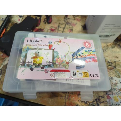 LYNDA Snaps and Snap Pliers Set, 360 Sets T5 Plastic Buttons for Sewing and Crafting