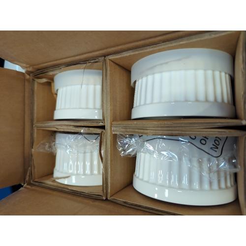 White 8oz 4 Pack LE TAUCI Ramekins 8 OZ Oven Safe, Creme Brulee Ramekins, Pudding Custard Cups Souffle Ramiken, Dipping Sauce Dishes, Ceramic Ramekin Bowls Set of 6, White