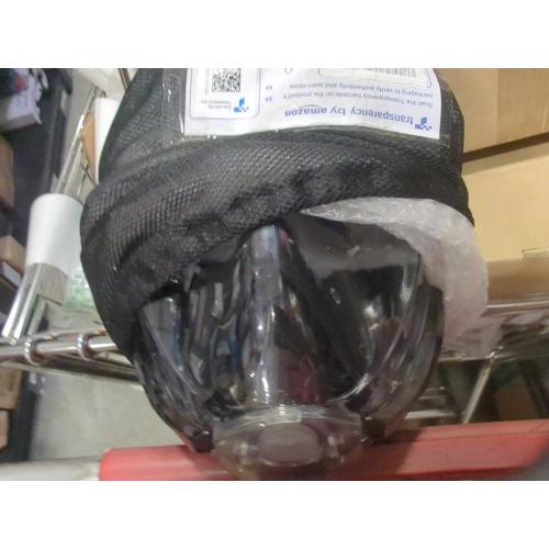 Color Grey Greatever G2 Full Face Snorkel Mask with Latest Dry Top System,Foldable 180 Degree Panoramic View Snorkeling Mask with Camera Mount,Safe Breathing,Anti-Leak&Anti-Fog