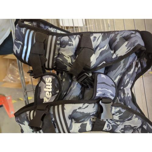 ZELUS Weighted Vest, 6lb/8lb/12lb/16lb/20lb/25lb/30lb Weight Vest with Reflective Stripe for Workout, Strength Training, Running, Fitness, Muscle Building, Weight Loss, Weightlifting