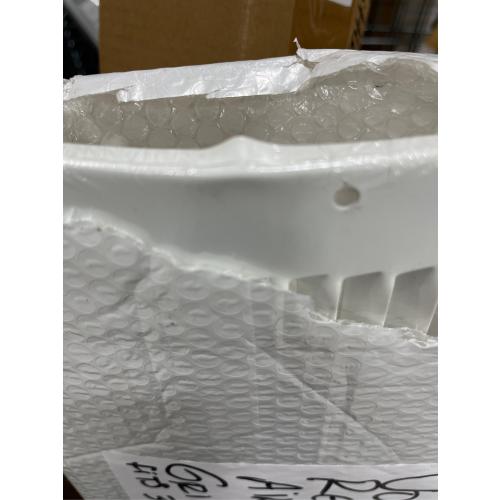 VOISEN Return Air Grille,Fits 30x8 Duct Opening,Steel Return Vent Cover, White Vent Cover Grill for Sidewall and Ceiling,HAVC Cold Air Return Vent Cover,Overall Size:31.8W X 9.8 (Little Damaged, see the picture)