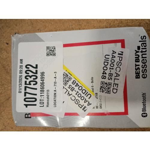 Best Buy Essentials™ - Lightweight Bluetooth Optical Standard Ambidextrous Mouse with 6-Button - Black