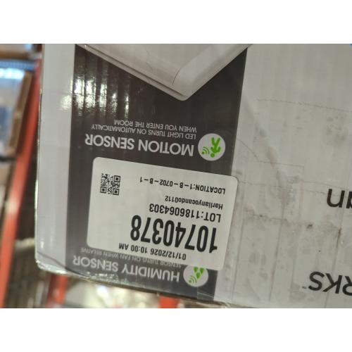 Homewerks Smart Vent Bathroom Ventilation Fan with Motion Sensor and LED Light