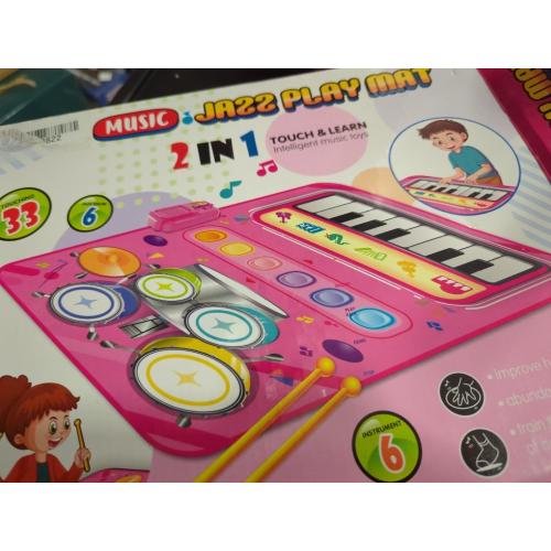 Toys for 1 Year Old Girl Gifts,2 in 1 Piano Mat Montessori Toys for 1 2 Year Old Girl,Educational Musical Toy First Birthday Gifts for 1 2 3 Year Olds Girls,Christmas Stocking Stuffers for Toddler