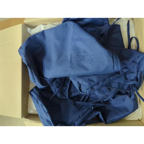 Navy Blue 4 pack 18.5x16 Outdoor Chair Cushions Set of 4: Waterproof & Fade Resistant Seat Cushion for Patio Furniture - 18.5 x 16 x 2 Inch Chair Pads with Ties and Hidden Zipper - Patio Chair Cushion Replacement, Navy