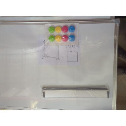 Double-Sided White Board 24x18 Dry Erase Magnetic for Wall | Smooth Writing Easy Clean, Magnetic Whiteboard for Wall, Double-Sided Dry Erase, Aluminum Frame, Home Office School