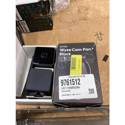 Pan V3 Wired Indoor/Outdoor 1080P HD Home Security Camera with Privacy Mode, Black