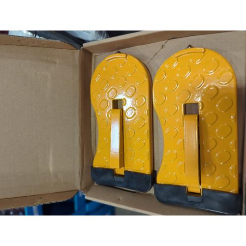 Yellow 2 Pack Car Door Step for Easy Roof Access -Multi-Foldable Aluminum Alloy Car Step Hook for Most Cars, SUVs, Trucks - with Glass Breaker - Roof Rack Accessories - Max Load 400 lbs(Yellow 2 Pack)