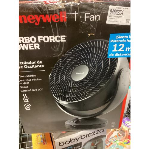Honeywell HF710 Turbo Force Oscillating Floor Fan Black