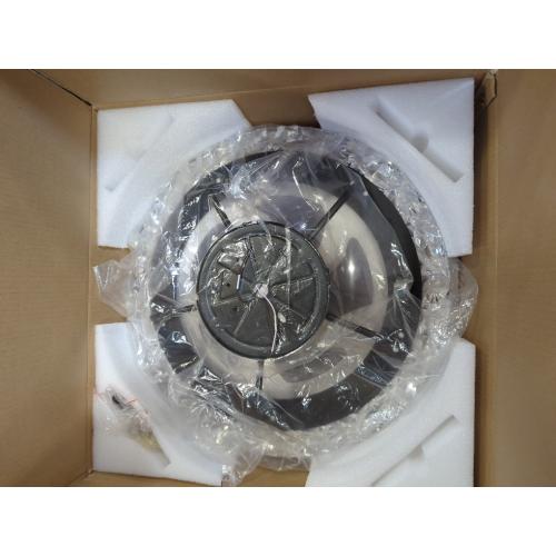 Black KINDLOV Modern Ceiling Fans with Lights, 19.7 Flush Mount Ceiling Fan with Dimmable Light and Remote,6-Speed Wind for Bedroom,Living Room,Low Profile Ceiling Fan with Light,Black