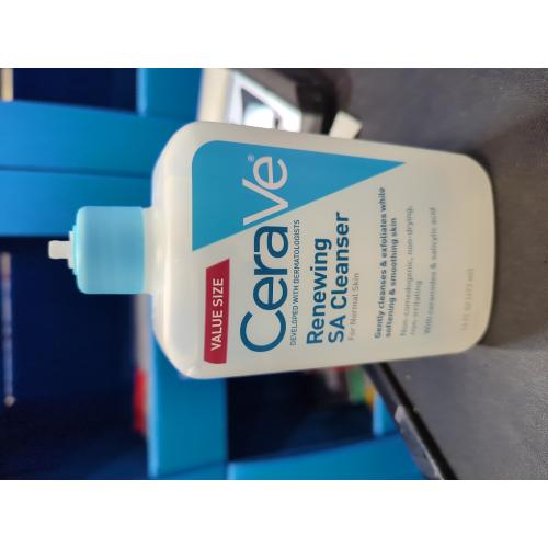 16oz CeraVe Fragrance-Free Face Renewing SA Face Wash - 16 fl oz