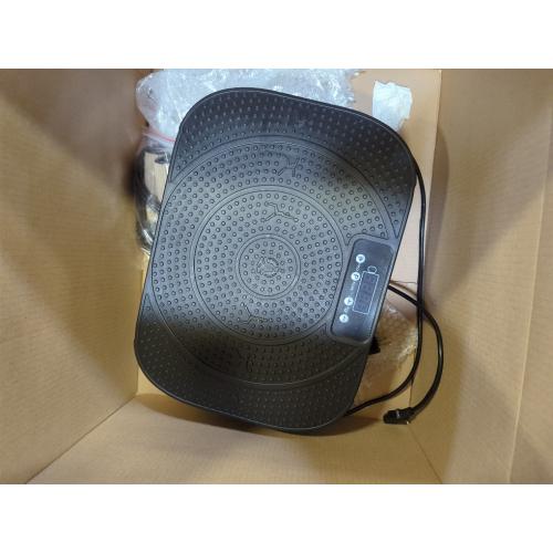 Vibration Plate Fitness Exercise Machine Vibrating Shaking Full Body Shaker Workout Vibrate Stand Shake Board Sport for Weight Loss Fat Burner with Resistance Bands for Gym Home Office Women Men