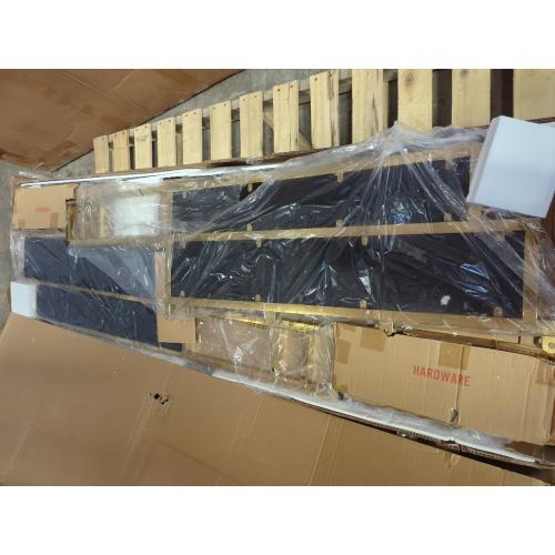 Duncanville Upholstered King Platform Bed, Black