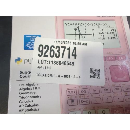 Color Pink Casio fx-9750GIII Pink Graphing Calculator