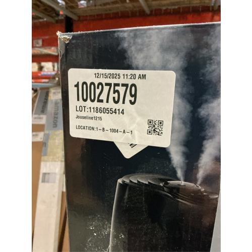 Everlasting Comfort Ultrasonic Cool Mist Humidifier for Bedroom (6L), Filterless Large Room Humidifiers, Lasts 50 Hours With Essential Oil Diffuser Tray, Quiet, Small Air Vaporizer (Black)