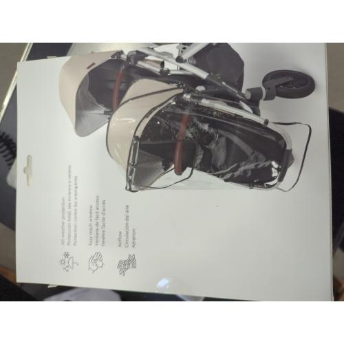 UPPAbaby RumbleSeat Rain Shield / Compatible with RumbleSeat models 2015-2019, V2, V2 , and V3 / Waterproof and Windproof Coverage / Ventilated Design / Quick Attachment / Easy Access to Child