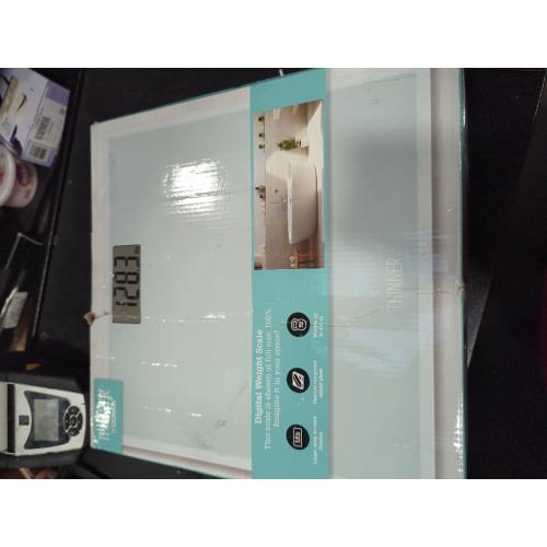 Thinner Glass Weight Scale Silver