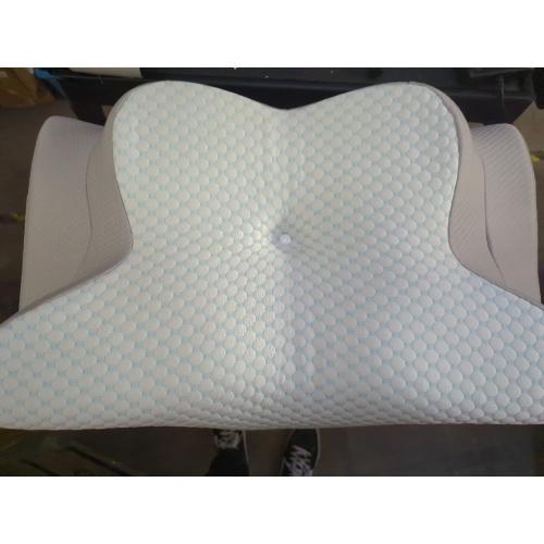 Neck Pillow Cervical Memory Foam Pillows, Cooling Contour Pillow for Neck Pain Relief, Ergonomic Orthopedic Bed Pillow for Side Back Stomach Sleepers with Breathable Pillowcase