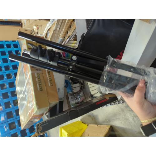Xcello Adjustable Lamp Bracket, Adjustable Photography Light Stand, Durable 190cm Telescopic Tripod for LED Video Light