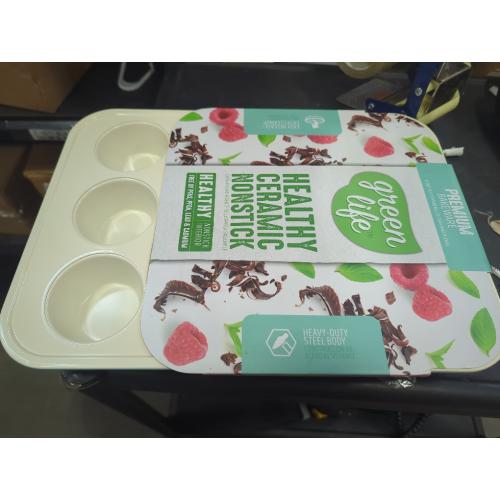 Size 12 Cup Healthy Ceramic Nonstick Muffin Pan