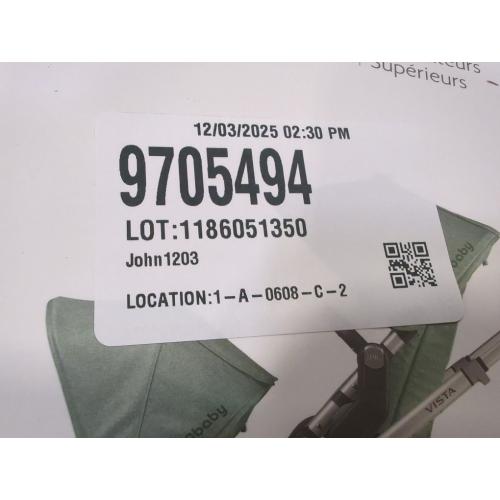 UPPAbaby VISTA Upper Adapters (for VISTA 2015-later)