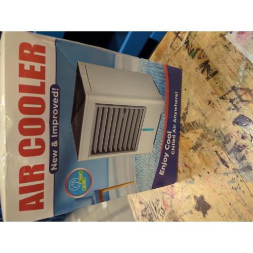 Portable Air Conditioners, Evaporative Air Cooler with 3 Wind Speeds 3 Timers Touch Screen Small Desktop Cooling Fan, Personal Mini Air Cooler for Home Room Camping Car Office