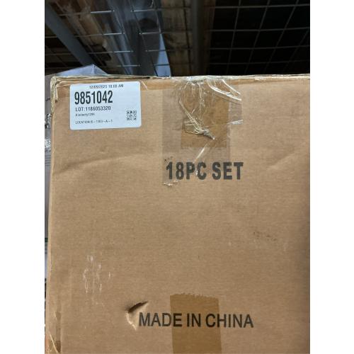 GBHOME Ceramic Dinnerware Sets,18 pcs Embossed Elegant Stoneware Plates and Bowls Sets, Housewarming Wedding Gift | Dishwasher & Microwave Safe | Dishes Set Service for 6