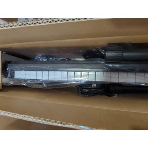 88 Key Piano Keyboard,Beginner Electric Digital Piano with Semi Weighted Keys,Keyboard Piano withSustain Pedal, Power Supply, Stand, Carrying Case,Headphones