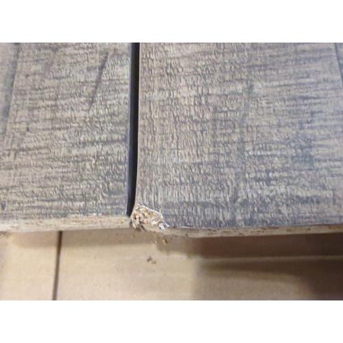 Signature Design by Ashley Trinell Rustic Entertainment Center Bridge, Sold Seperately, Brown with Gray Planked Finish