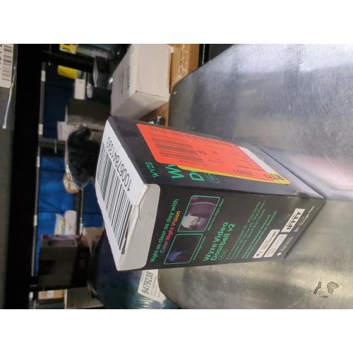 Wired Video Doorbell v2, 2K HD Video with Head-to-Toe view, 2-way Audio, Night Vision, Voice Assistants