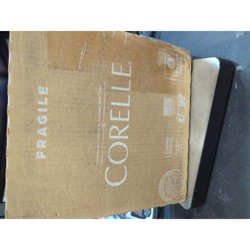 Corelle 18-Piece Dinnerware Set Service for 6, Lightweight Round Plates and Bowls Set, Vitrelle Triple Layer Glass, Chip Resistant, Microwave and Dishwasher Safe