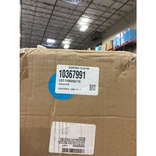 YHSKY ARTS 3D Hand - Painted White Floral Wall Art with Printed Blue Background, Textured Flower Decor for Home