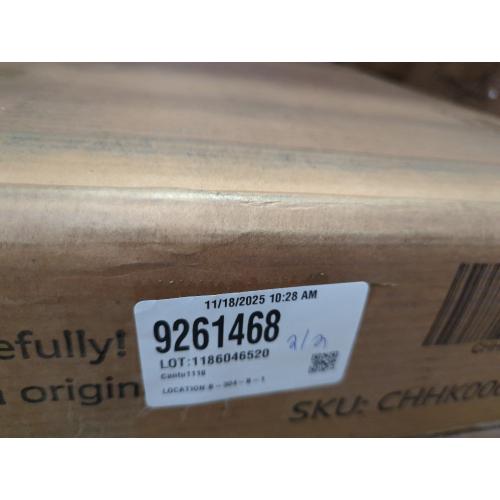 Wilkinson Farmhouse Queen Murphy Bed with Large Storage Drawer & Charging Station, White