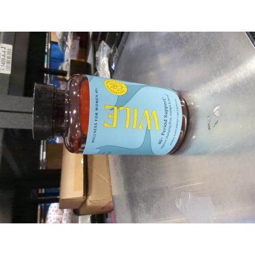 WILE Menopause and Perimenopause Supplements for Women - Menstrual Cramp, PMS and Heavy Period Relief with Dong Quai - Premenopausal Support for Hormone Balance & Improved Mood, Vegan, 30 Servings