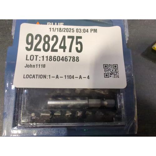 Set of 31pcs Blue Ridge Tools 31pc High Performance Drill and Drive Bit Set