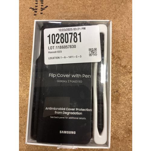 Samsung EF-FF92P - Flip cover for cell phone - black - for Galaxy Z Fold3 5G